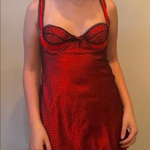 Red lingerie